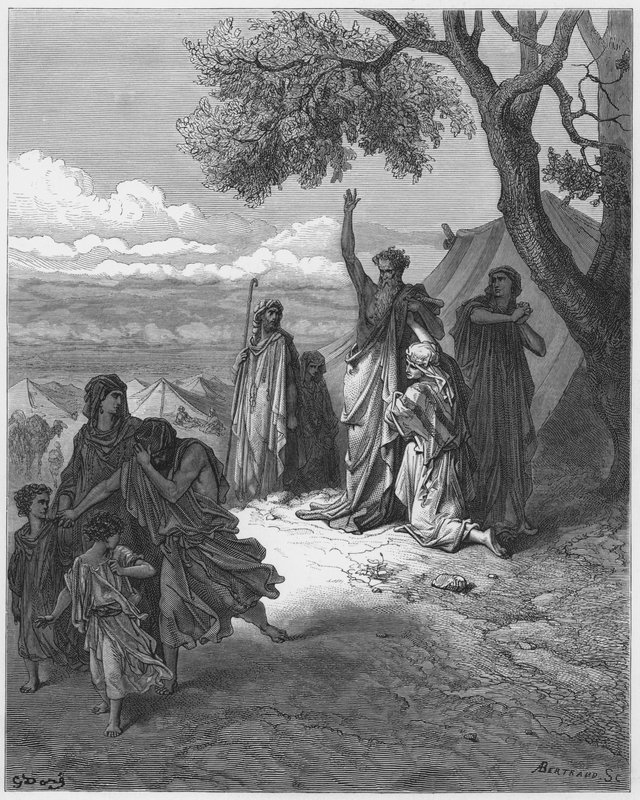 Noah verflucht Kanaan von Gustave Dore