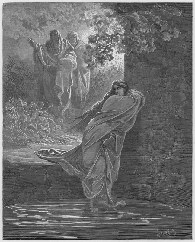 Susanna im Bad von Gustave Dore