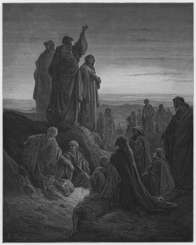 Die Apostel predigen das Evangelium von Gustave Dore