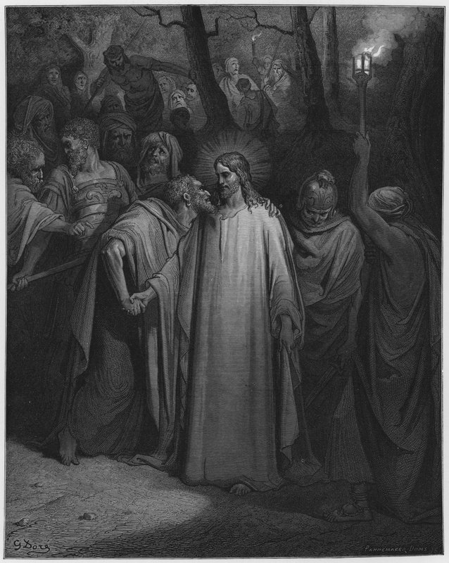 Der Judaskuss von Gustave Dore