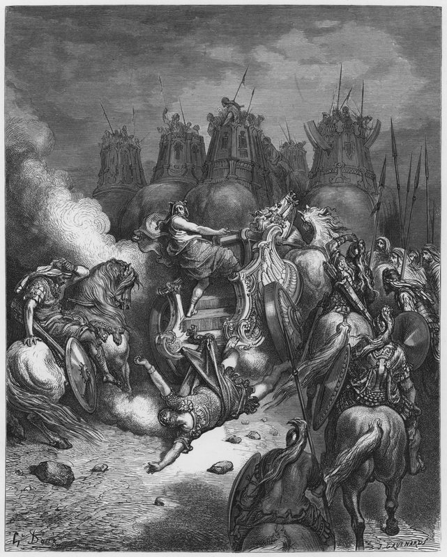 Die Bestrafung des Antiochus von Gustave Dore