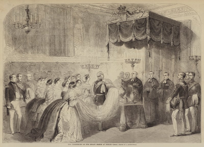 Die Taufe des Prinzen in Berlin von Gustave Janet
