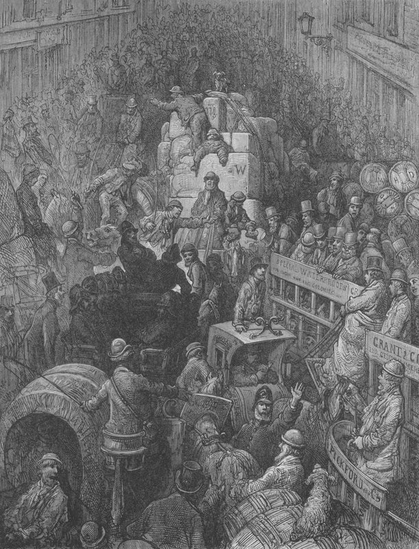 Überfüllung von Gustave after Dore
