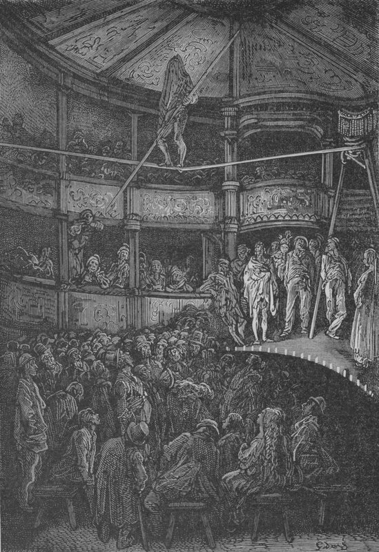 Der Akrobat von Gustave after Dore