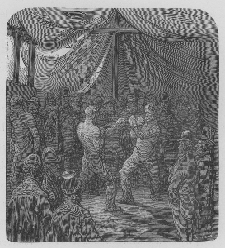 Das Boxen von Gustave after Dore