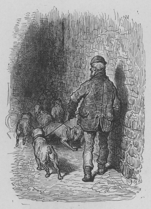 Der Hundehändler von Gustave after Dore