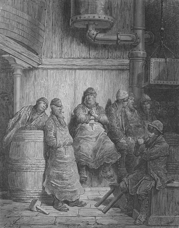 Die Brauer bei der Ruhe von Gustave after Dore