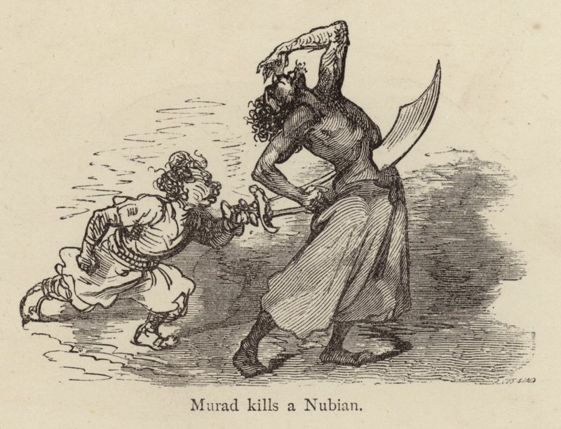 Murad tötet einen Nubier von Gustave after Dore