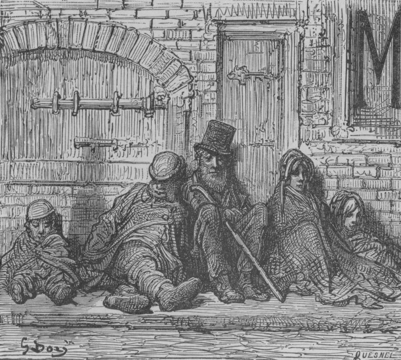 Ohne einen Cent von Gustave after Dore