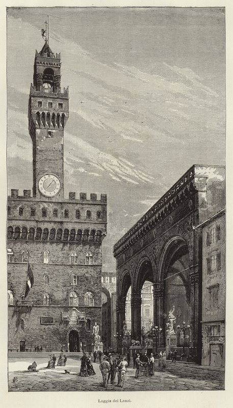 Loggia dei Lanzi von Gustave Bauernfeind