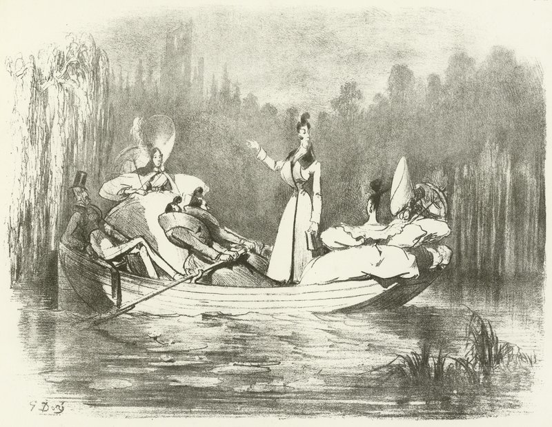 Dandyismus auf dem Land von Gustave Dore