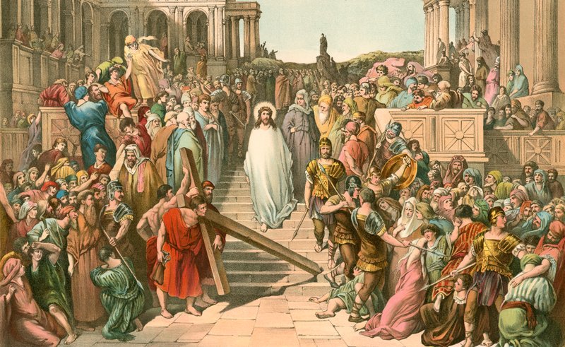 Jesus auf dem Weg nach Golgatha von Gustave Dore