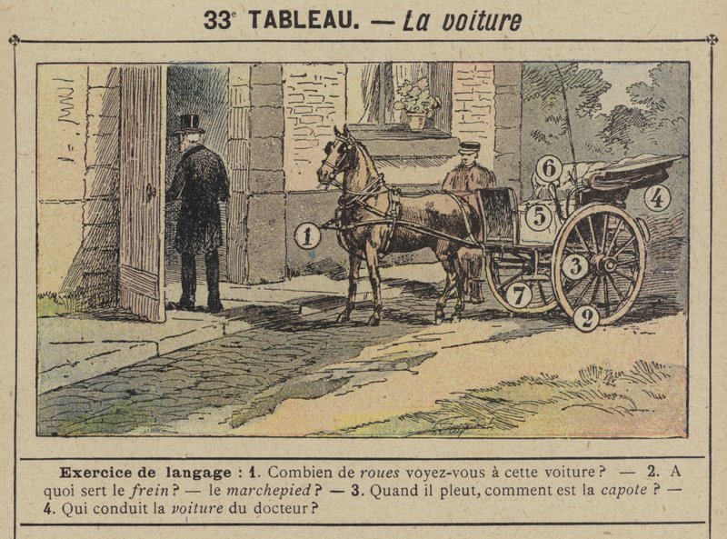 Der Wagen von Gustave Fraipont