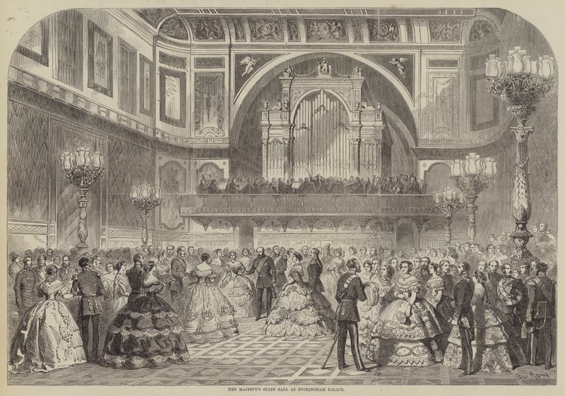 Der Staatsball Ihrer Majestät im Buckingham Palace von Gustave Janet