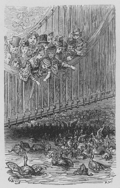 Hyde-Park, Die Serpentine von Gustave after Dore