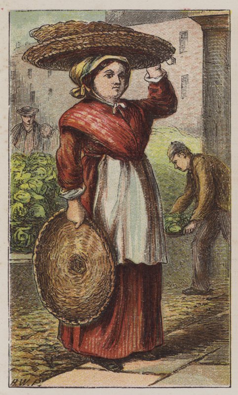 Korbträgerin von H.W. (after) Petherick