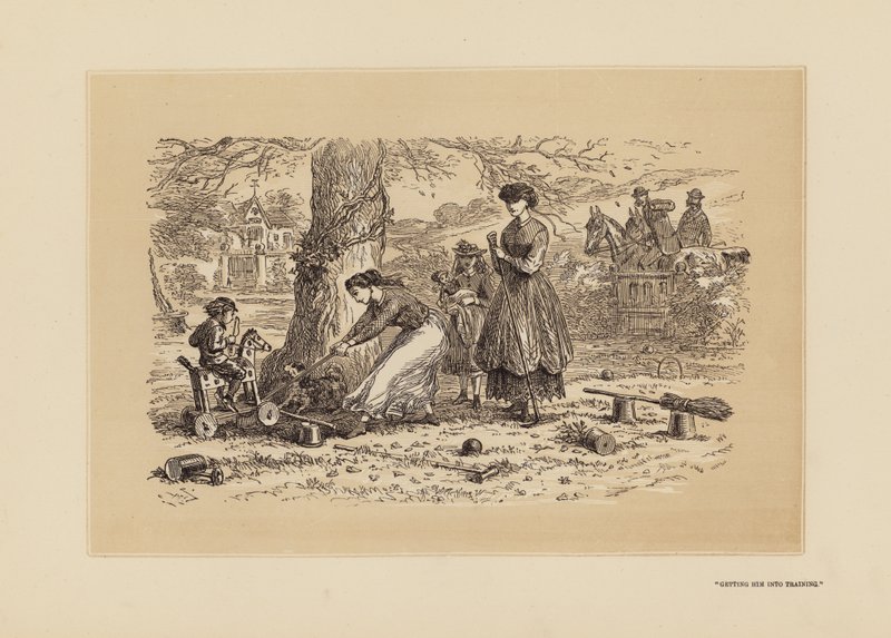 Ihn ins Training bringen von Hablot Knight (1815 92) Browne