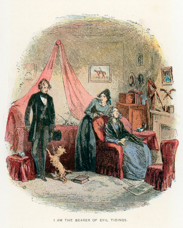 Illustration für David Copperfield von Hablot Knight Browne