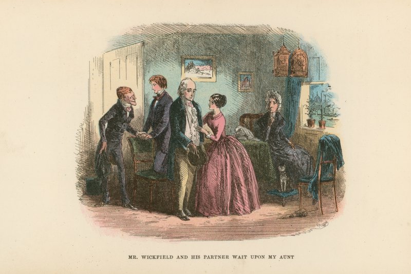 Illustration für David Copperfield von Hablot Knight Browne