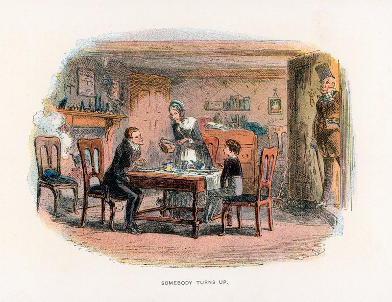 Illustration für David Copperfield von Hablot Knight Browne