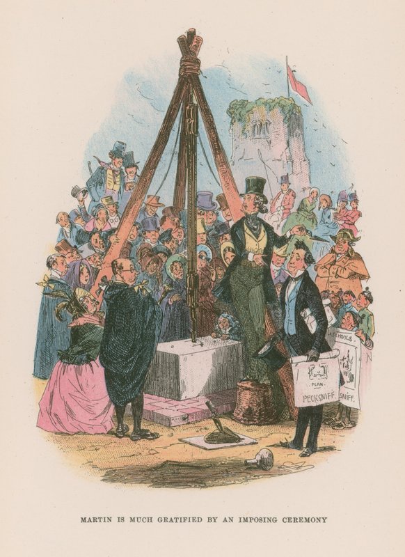 Illustration für Martin Chuzzlewit von Hablot Knight Browne