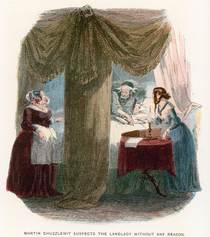 Illustration für Martin Chuzzlewit von Hablot Knight Browne