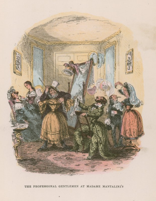 Illustration für Nicholas Nickleby von Hablot Knight Browne