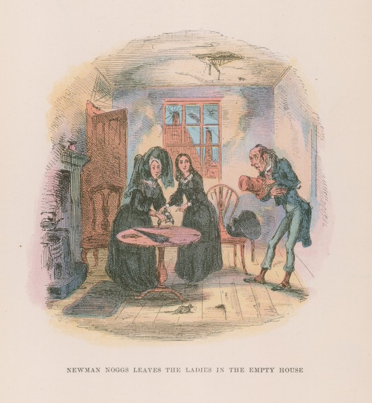 Illustration für Nicholas Nickleby von Hablot Knight Browne