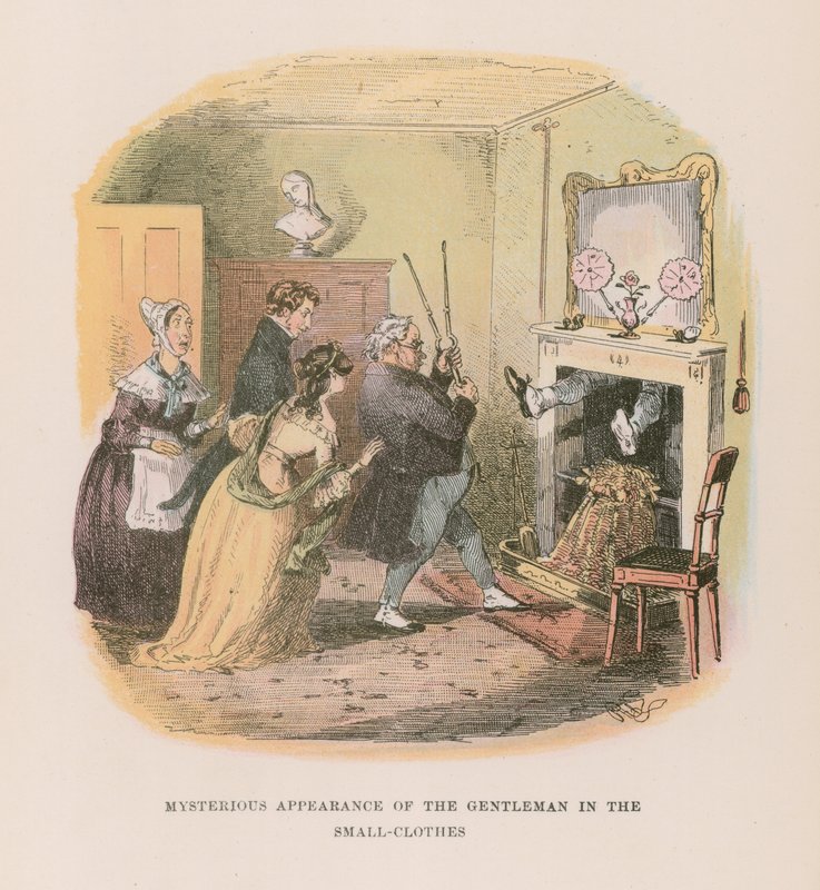 Illustration für Nicholas Nickleby von Hablot Knight Browne