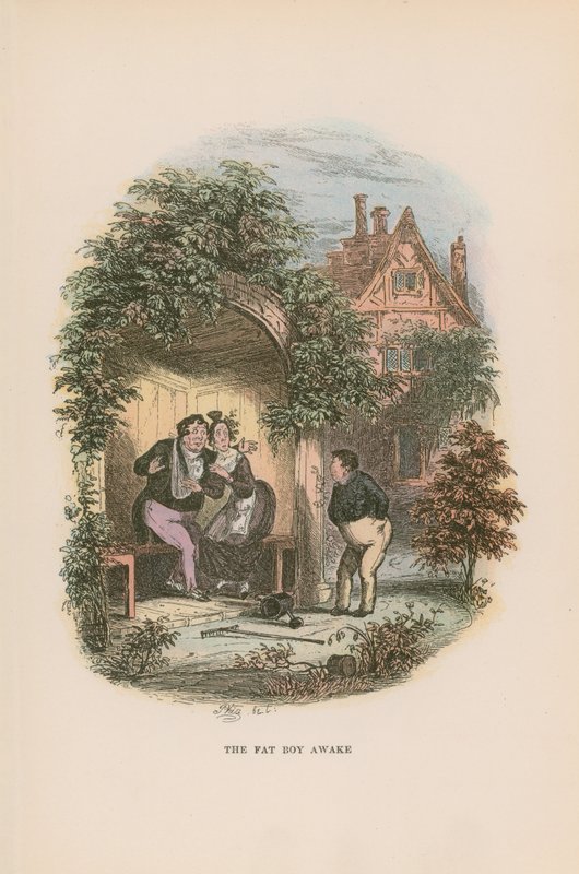 Illustration für Pickwick Papers von Hablot Knight Browne