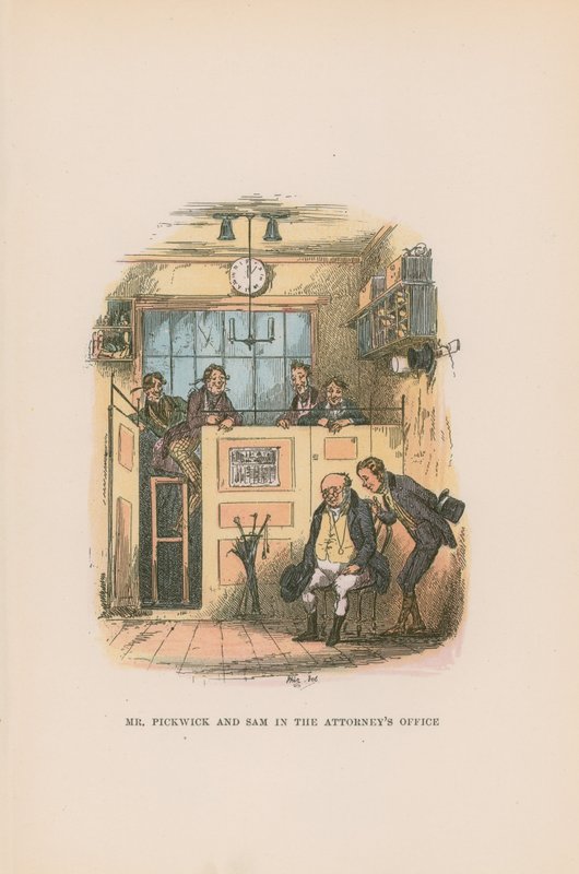 Illustration für Pickwick Papers von Hablot Knight Browne