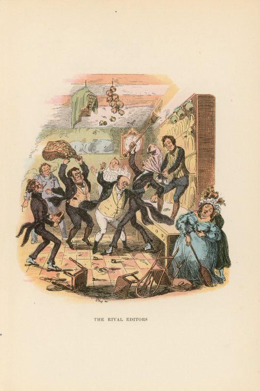 Illustration für Pickwick Papers von Hablot Knight Browne