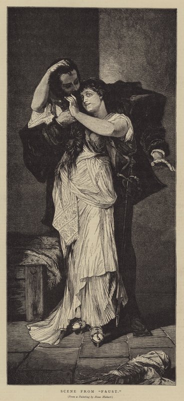 Szene aus Faust von Hans Makart