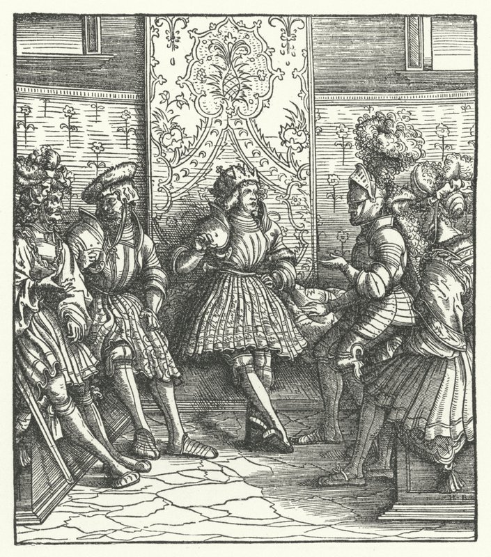 Französischer Kriegsrat von Hans (after) Burgkmair