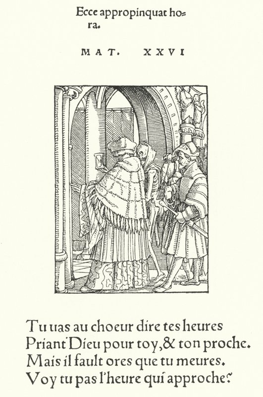 Der Kanon (Gravur) von Hans (after) Holbein the Younger