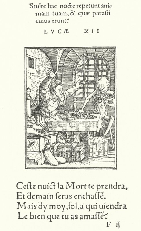 Der Geizhals von Hans (after) Holbein the Younger