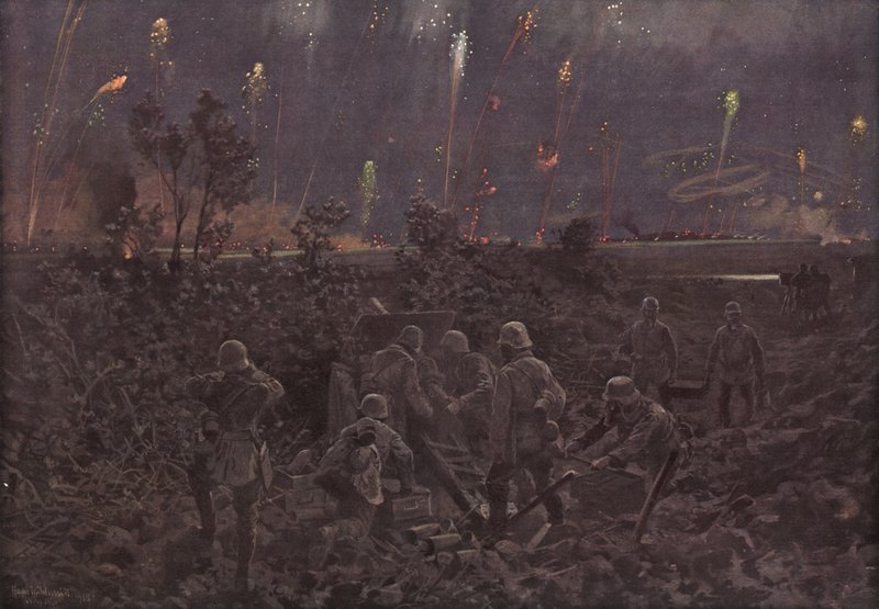 Nachtangriff von Hans W. (after) Schmidt