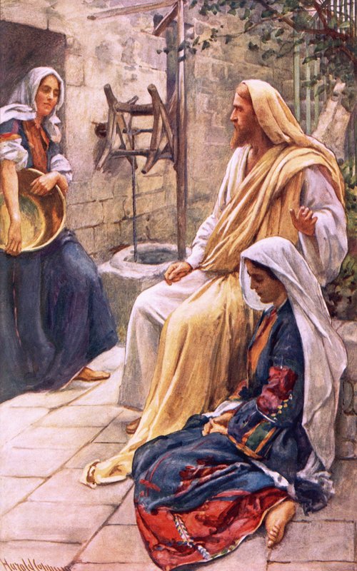 Martha und Maria von Harold Copping