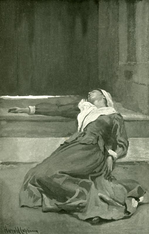 Mercy am Tor von Harold Copping