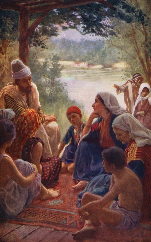 Neues Testament: Lydia von Harold Copping