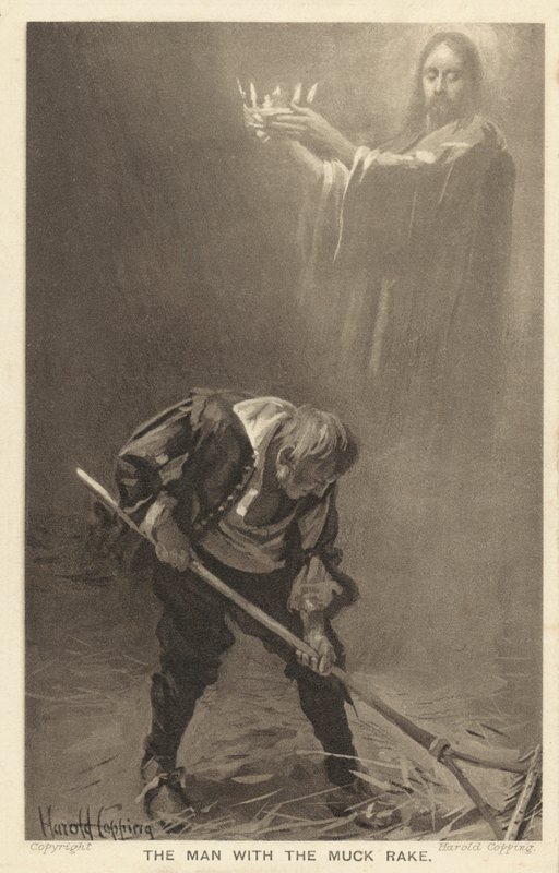 Der Mann mit der Mistgabel von Harold Copping