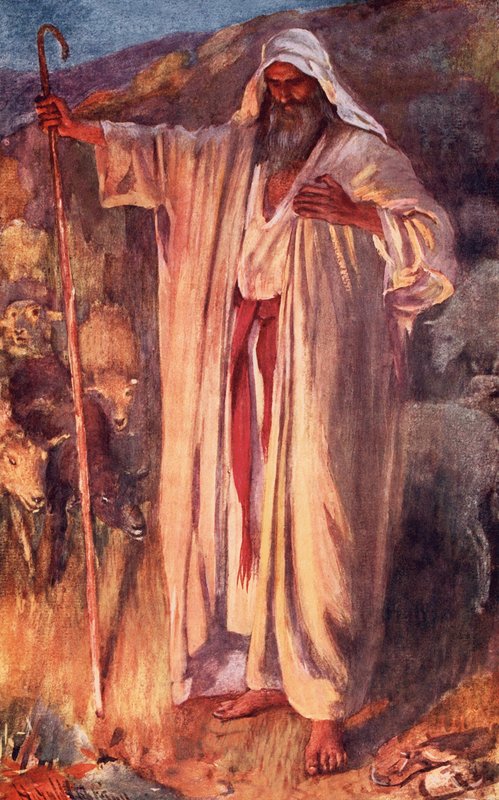 Der brennende Dornbusch von Harold Copping