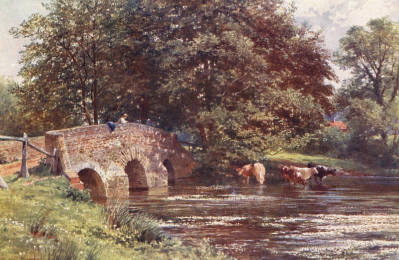 Somerset Bridge, nahe Elstead von Harold Sutton Palmer