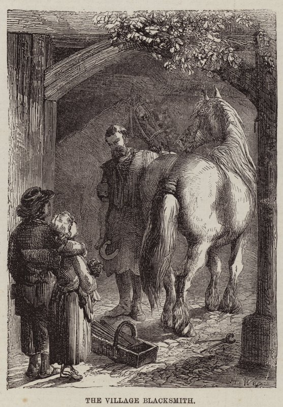 Der Dorfschmied von Harrison William Weir
