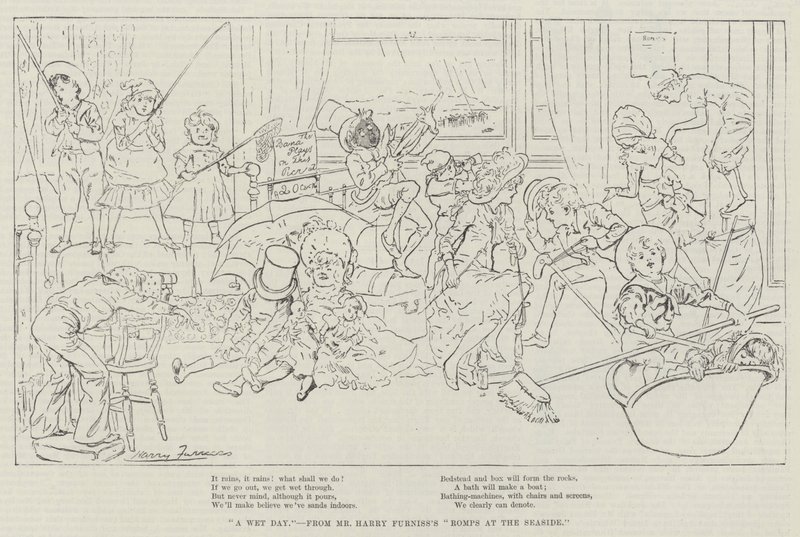 Ein nasser Tag von Harry Furniss