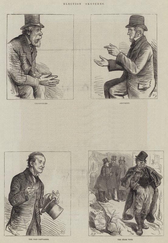 Wahlskizzen von Harry Furniss