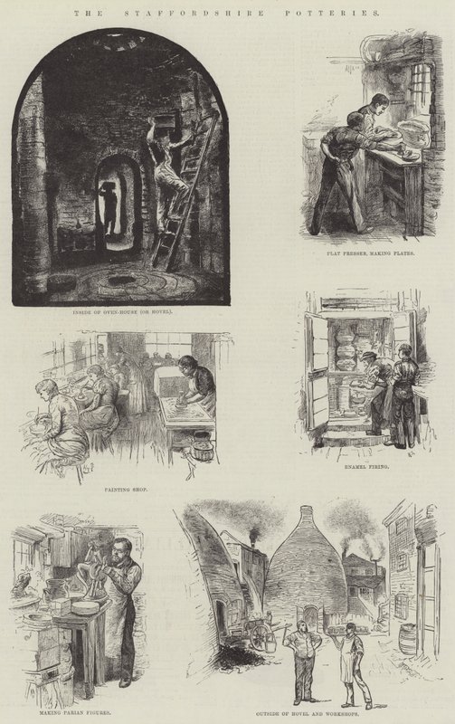 Die Staffordshire Töpfereien von Harry Furniss