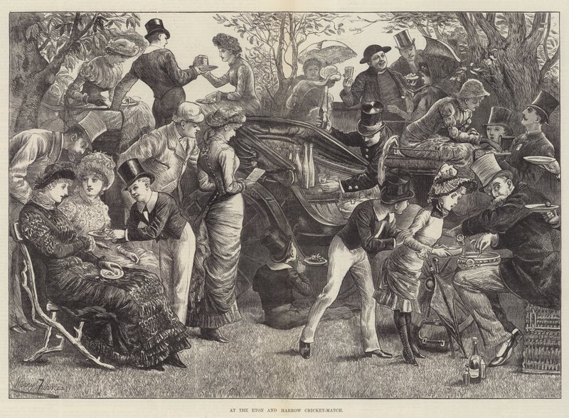 Beim Eton und Harrow Cricket-Match von Harry Furniss