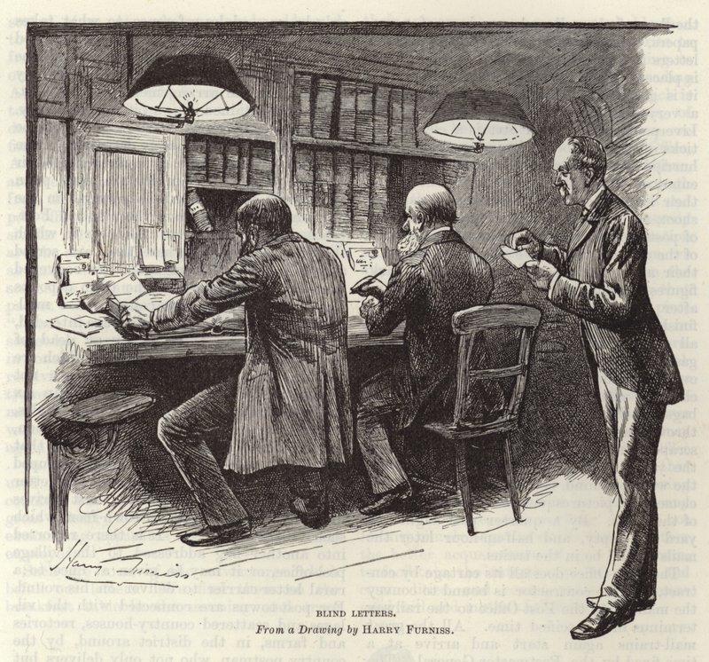 Blinde Buchstaben von Harry Furniss
