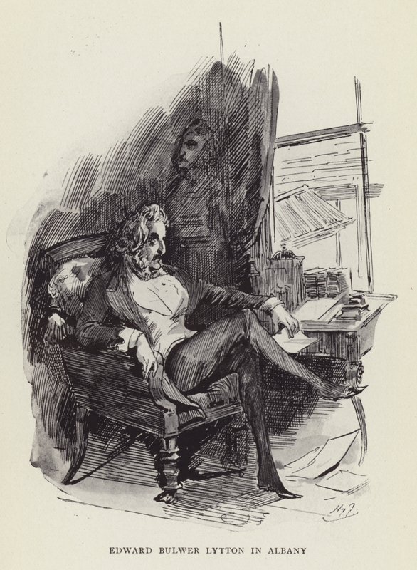 Edward Bulwer Lytton in Albany von Harry Furniss
